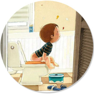 کتاب کودک درباره دستشویی رفتن کودکان