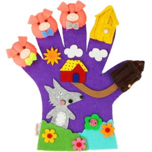 دستکش عروسکی قصه - سه بچه خوک
